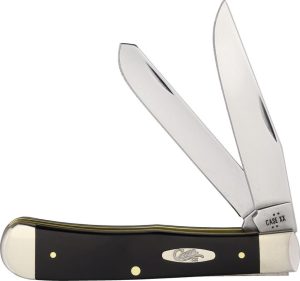 Case Cutlery Trapper Black Synthetic Carbon Steel