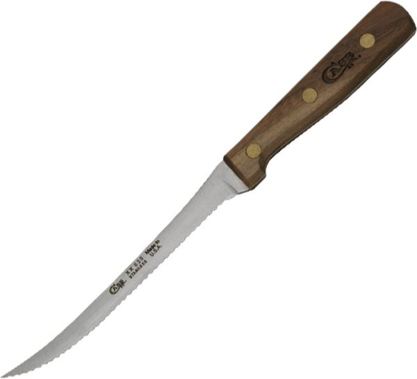 Case Cutlery Tomato Slicer Serrated Walnut Handle