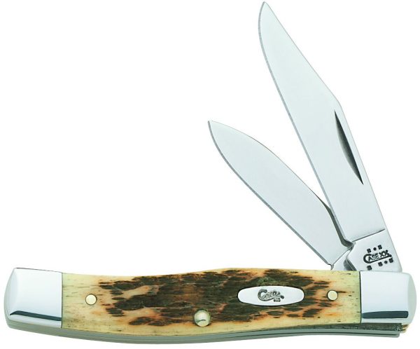 Case Cutlery Small Texas Jack Amber Bone Folding Knife