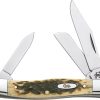 Case Cutlery Stockman Amber Bone Three-Blade Knife