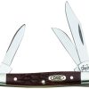 Case Cutlery Small Stockman Brown Delrin Three-Blade