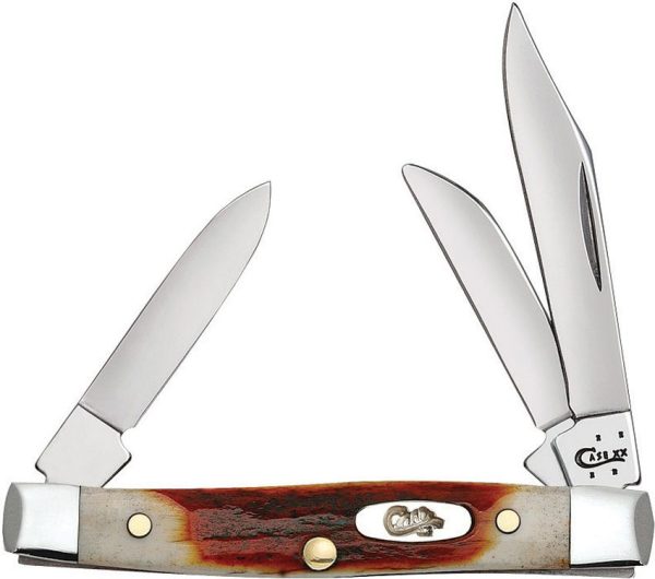 Case Cutlery Small Stockman Red Stag Folding Knife