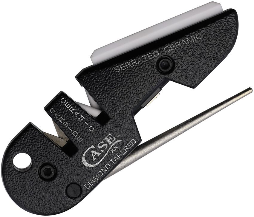 Case Cutlery Blademedic Tactical Sharpener 4" with Four Sharpeners