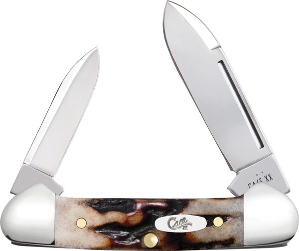 Case Cutlery Baby Butterbean Red Stag Folding Knife