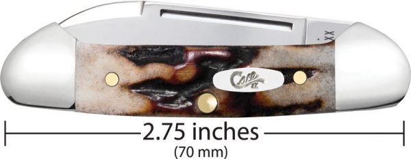 Case Cutlery Baby Butterbean Red Stag Folding Knife