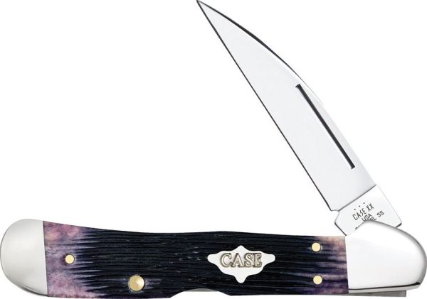 Case Cutlery Copperlock Purple Barnboard - Wharncliffe