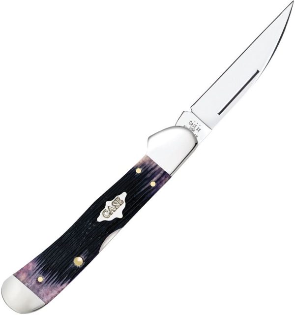 Case Cutlery Copperlock Purple Barnboard - Wharncliffe