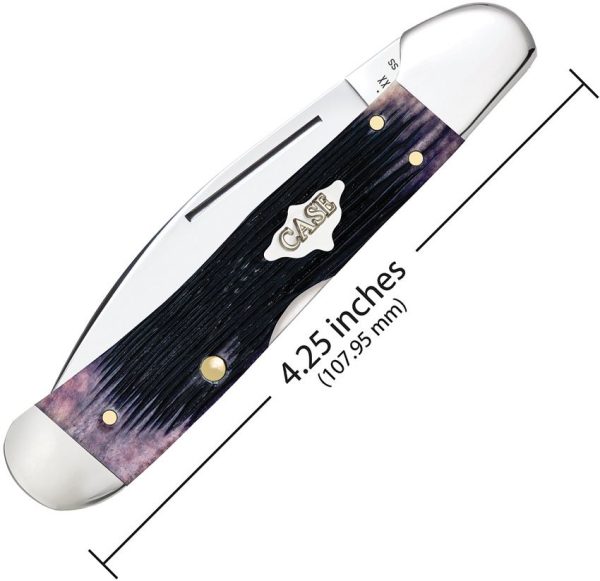 Case Cutlery Copperlock Purple Barnboard - Wharncliffe