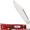 Case Cutlery Mini Copperlock Red Pocket Worn - Locking