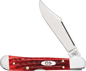 Case Cutlery Mini Copperlock Red Pocket Worn - Locking