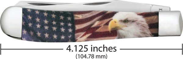 Case Cutlery Trapper Patriotic Color Synthetic