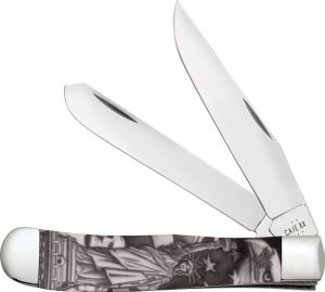 Case Cutlery Statue of Liberty Trapper White