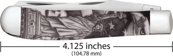 Case Cutlery Statue of Liberty Trapper White