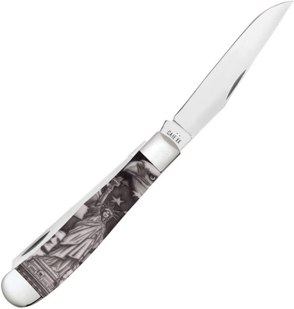 Case Cutlery Statue of Liberty Trapper White