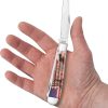 Case Cutlery Trapper Patriotic Folding Knife 4.13" Closed White
