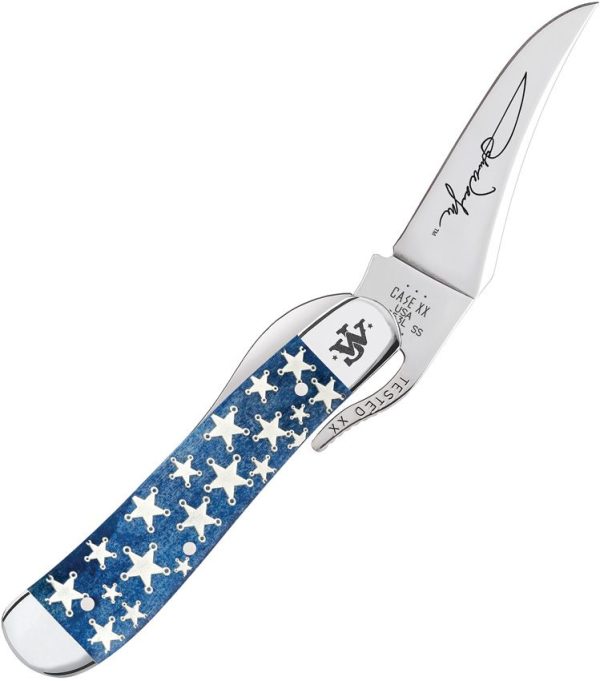 Case Cutlery John Wayne Russlock Blue Bone