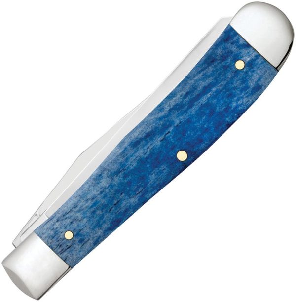 Case Cutlery John Wayne Trapper - Blue Bone Stainless