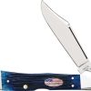 Case Cutlery Copperlock Navy Blue - Jigged Bone Handle