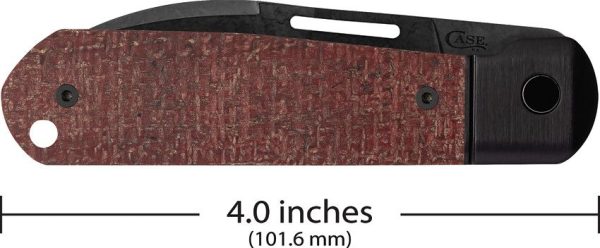 Case Cutlery Highbanks Revoindie - Red Burlap CPM-20CV