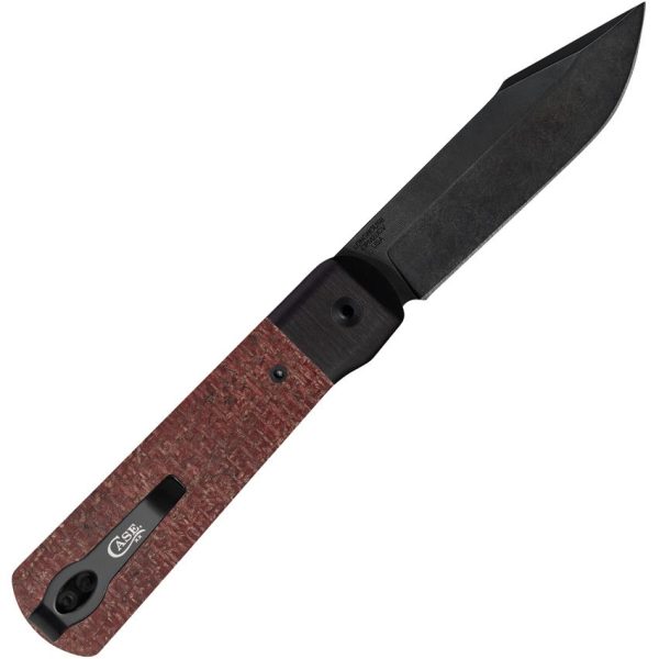 Case Cutlery Longhouse Linerlock - DLC CPM-20CV Red Burlap