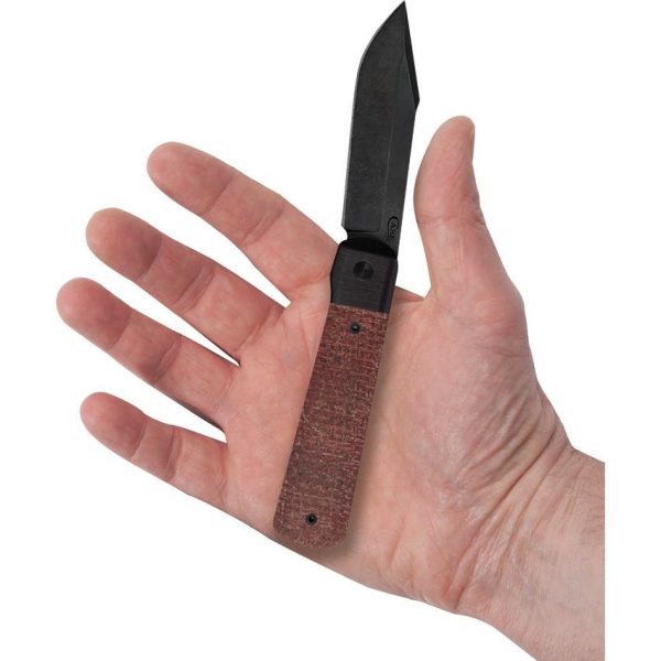 Case Cutlery Longhouse Linerlock - DLC CPM-20CV Red Burlap