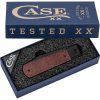 Case Cutlery Longhouse Linerlock - DLC CPM-20CV Red Burlap