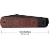 Case Cutlery Longhouse Linerlock - DLC CPM-20CV Red Burlap