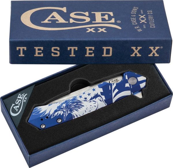 Case Cutlery Kinzua S35VN Linerlock - Blue Anodized