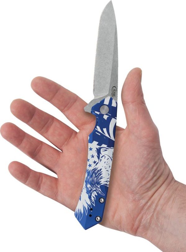 Case Cutlery Kinzua S35VN Linerlock - Blue Anodized