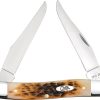 Case Cutlery Muskrat - Amber Bone Handle