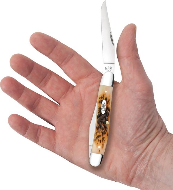 Case Cutlery Muskrat - Amber Bone Handle