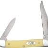 Case Cutlery Pen Knife - Yellow Synthetic