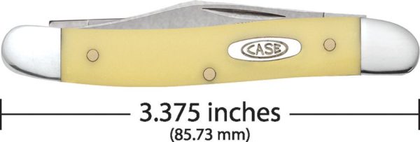 Case Cutlery Pen Knife - Yellow Synthetic