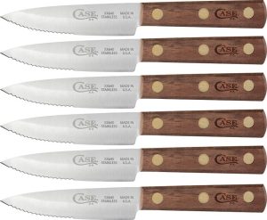 Case Cutlery Steak Knife Set - Walnut Handle