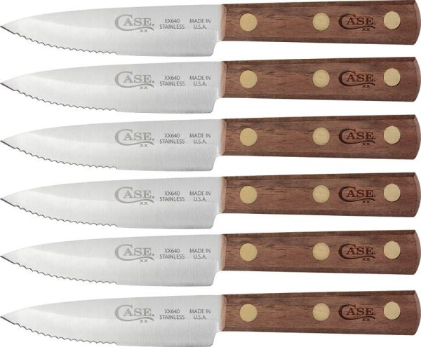 Case Cutlery Steak Knife Set - Walnut Handle