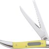 Case Cutlery Fish Knife Yellow Synthetic