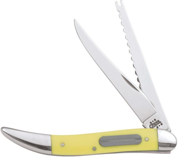 Case Cutlery Fish Knife Yellow Synthetic