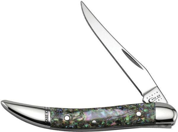 Case Cutlery Small Texas Toothpick Stainless Abalone