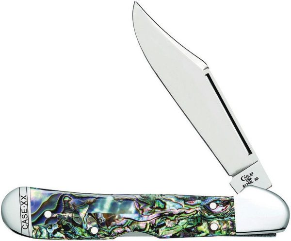 Case Cutlery Mini Copperlock Stainless Abalone
