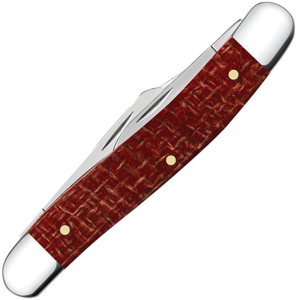 Case Cutlery Medium Stockman Carbon Steel Dark Red
