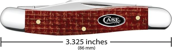 Case Cutlery Medium Stockman Carbon Steel Dark Red