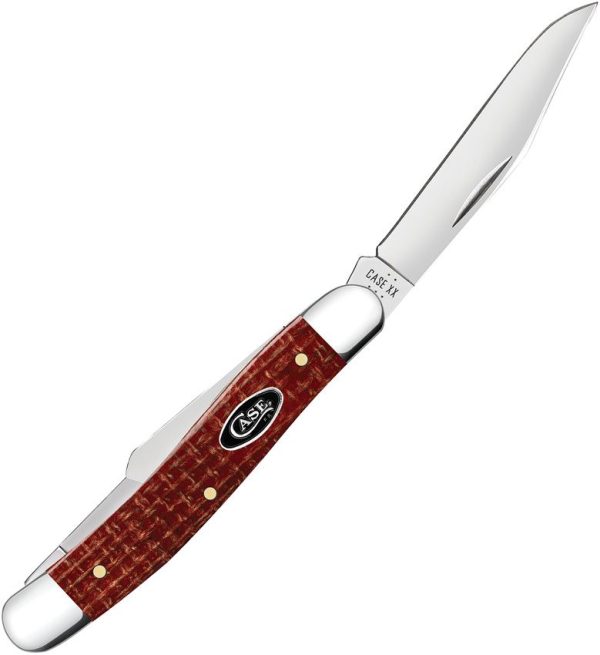 Case Cutlery Medium Stockman Carbon Steel Dark Red
