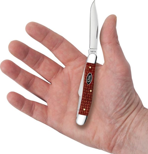 Case Cutlery Medium Stockman Carbon Steel Dark Red