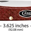 Case Cutlery Sod Buster Jr Micarta Skinner - Red