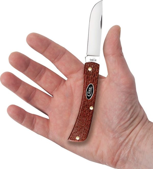 Case Cutlery Sod Buster Jr Micarta Skinner - Red