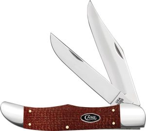 CA12274.jpg Case Cutlery Folding Hunter Dark Red Micarta - Dual Blade