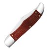 Case Cutlery Folding Hunter Dark Red Micarta - Dual Blade
