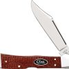 Case Cutlery Copperlock Dark Red Burlap - Locking Clip