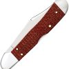 Case Cutlery Copperlock Dark Red Burlap - Locking Clip