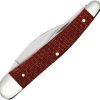 Case Cutlery Seahorse Whittler Red Burlap - Three Blade
